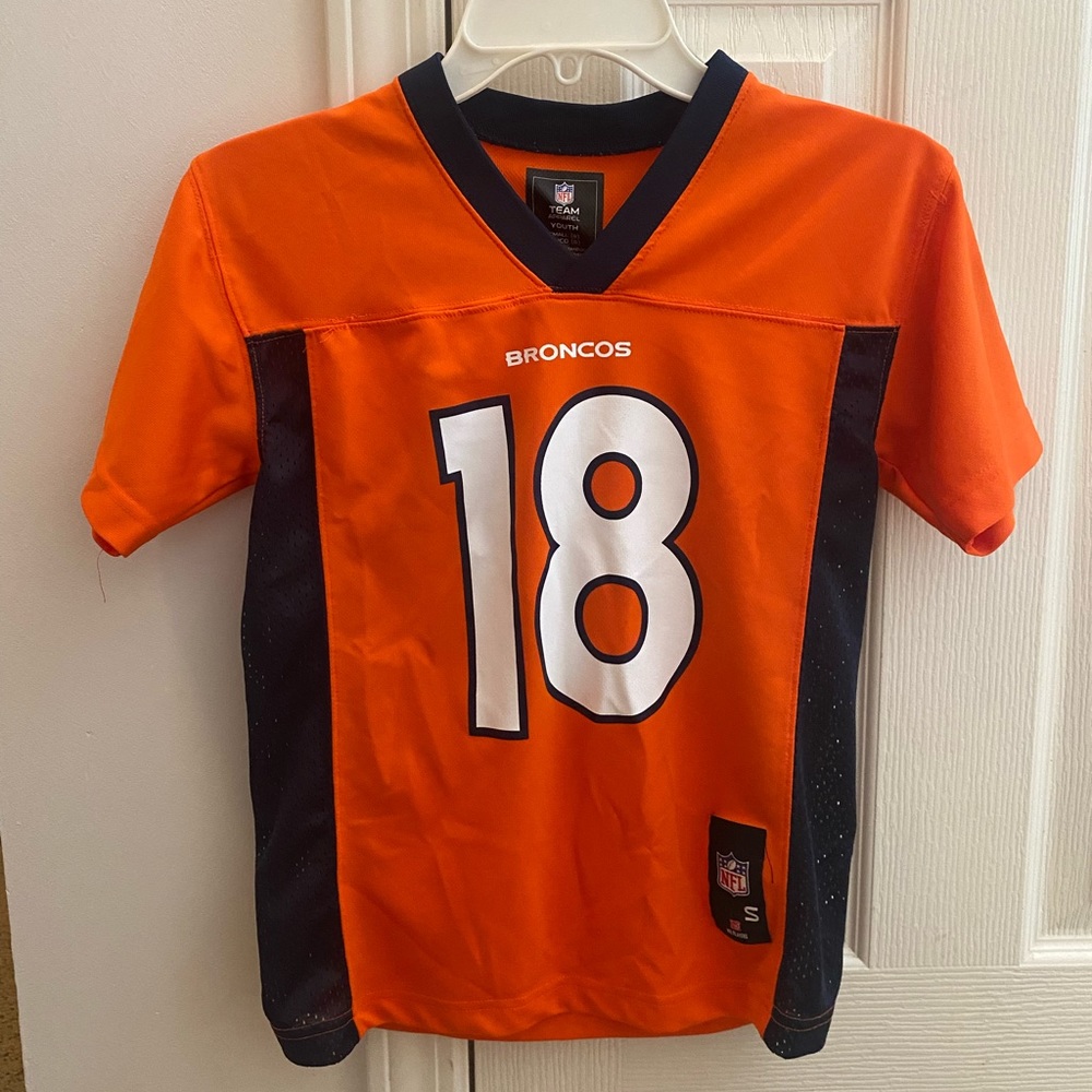 Youth Small Orange Peyton Manning Broncos Jersey